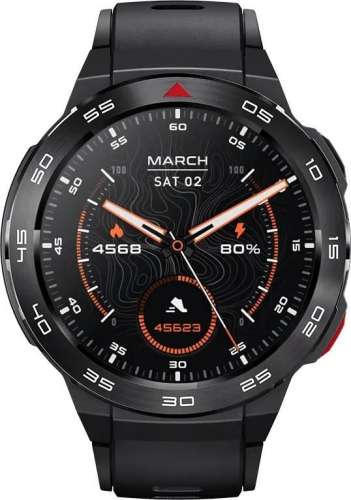 Смарт-часы MIBRO GS Pro,  46.5мм,  1.43",  черный/черный [xpaw013bl]